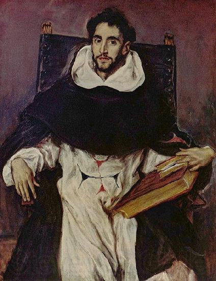 El Greco Portrat des Fray Hortensio Felix Paravicino Germany oil painting art
